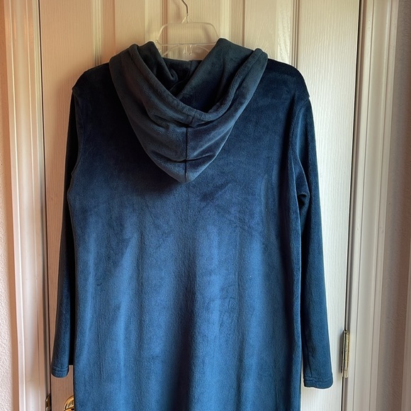 NWOT 32 DEGREES HEAT SINFULLY SOFT FOREST GREEN PULLOVER HOODED PJ SHIRT … - Picture 5 of 7